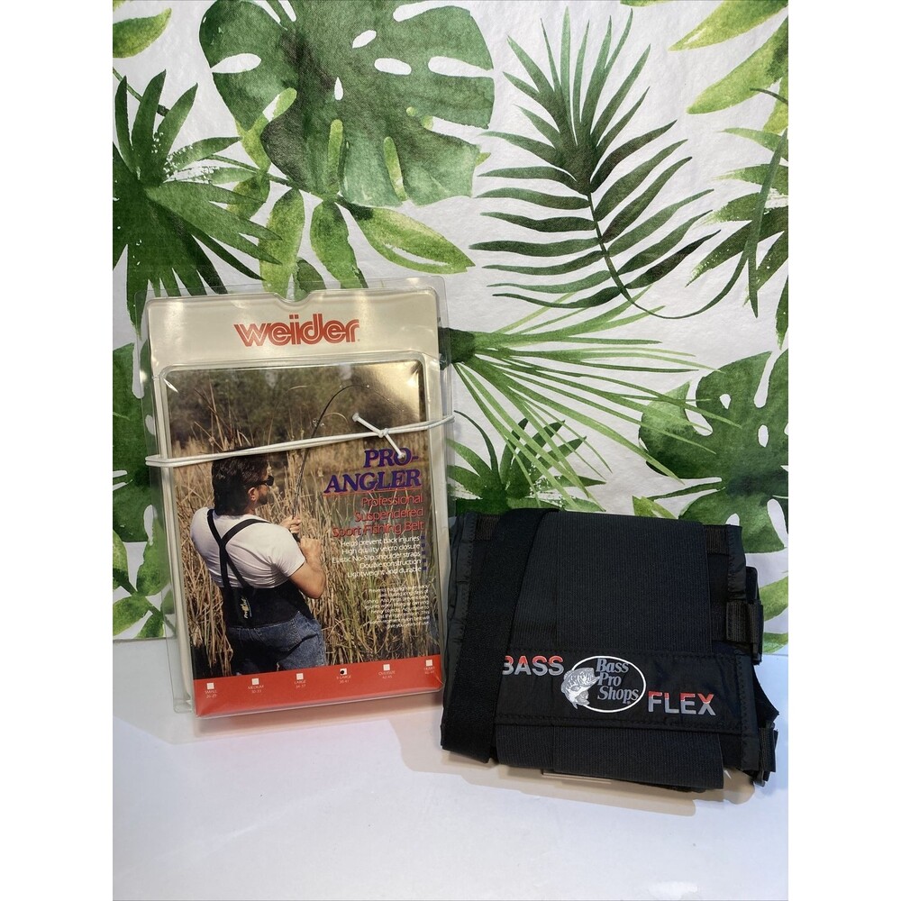 Weider Bass Pro Shops Pro Angler Professional Suspendered Sport Fishing Belt XL